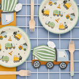 Servietten Baustelle Betonmischer -hey-Party.de- Servietten -#Variante_