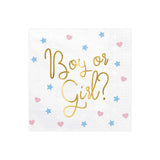 Servietten "Boy or Girl" -hey-Party.de- Servietten -#Variante_