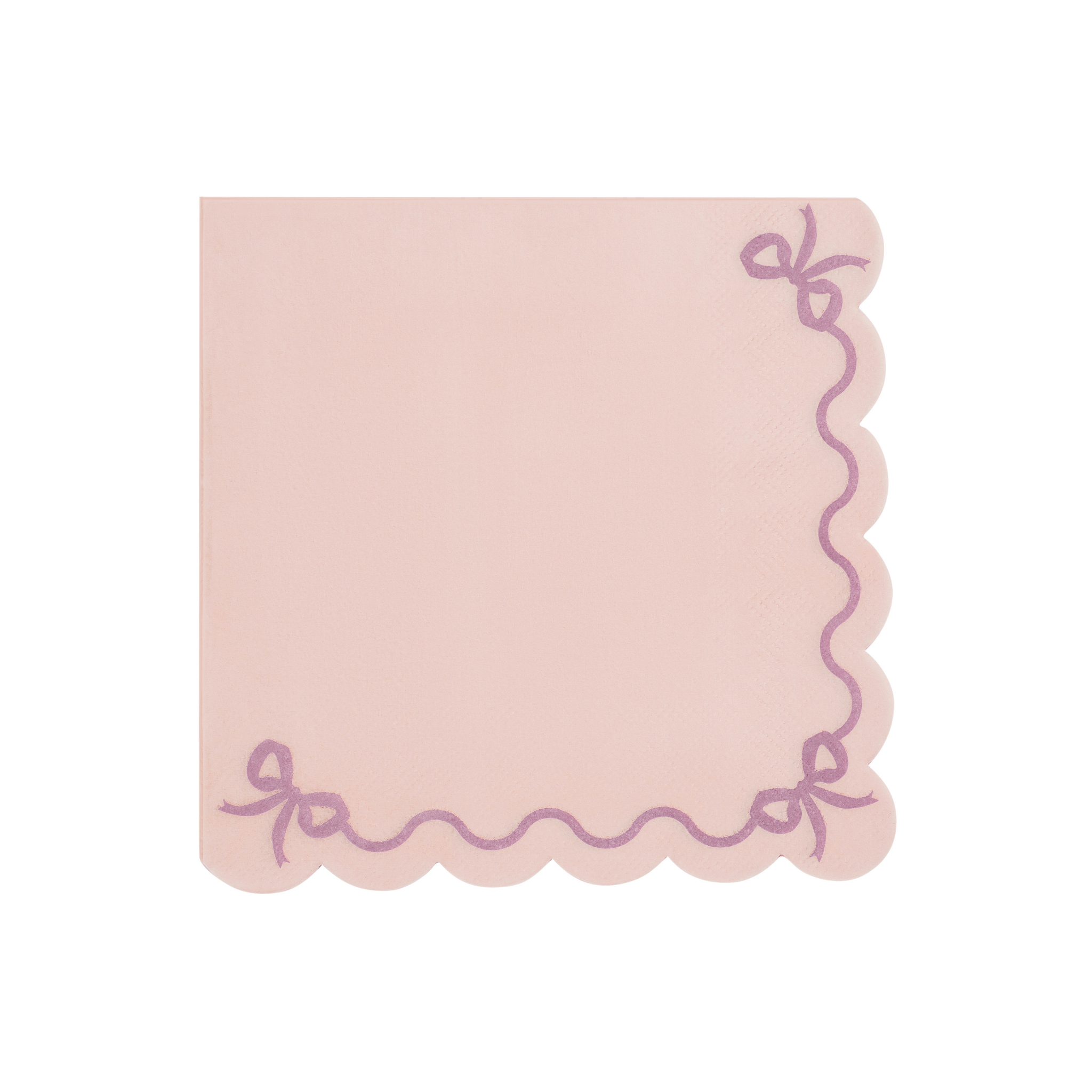Servietten „Schleifen“ Rosa -hey-Party.de- Servietten -#Variante_