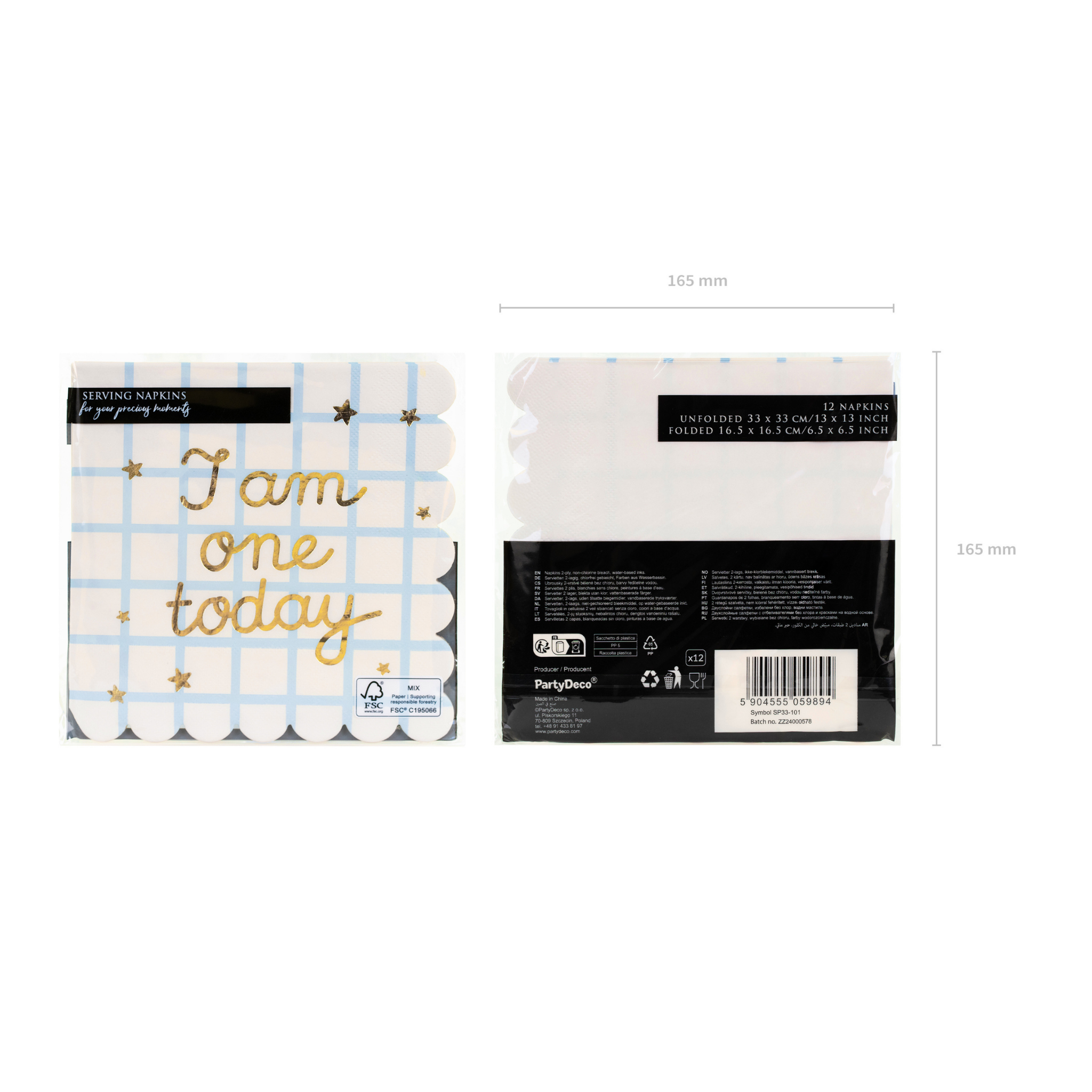 Servietten „One Today“ -hey-Party.de- Servietten -#Variante_