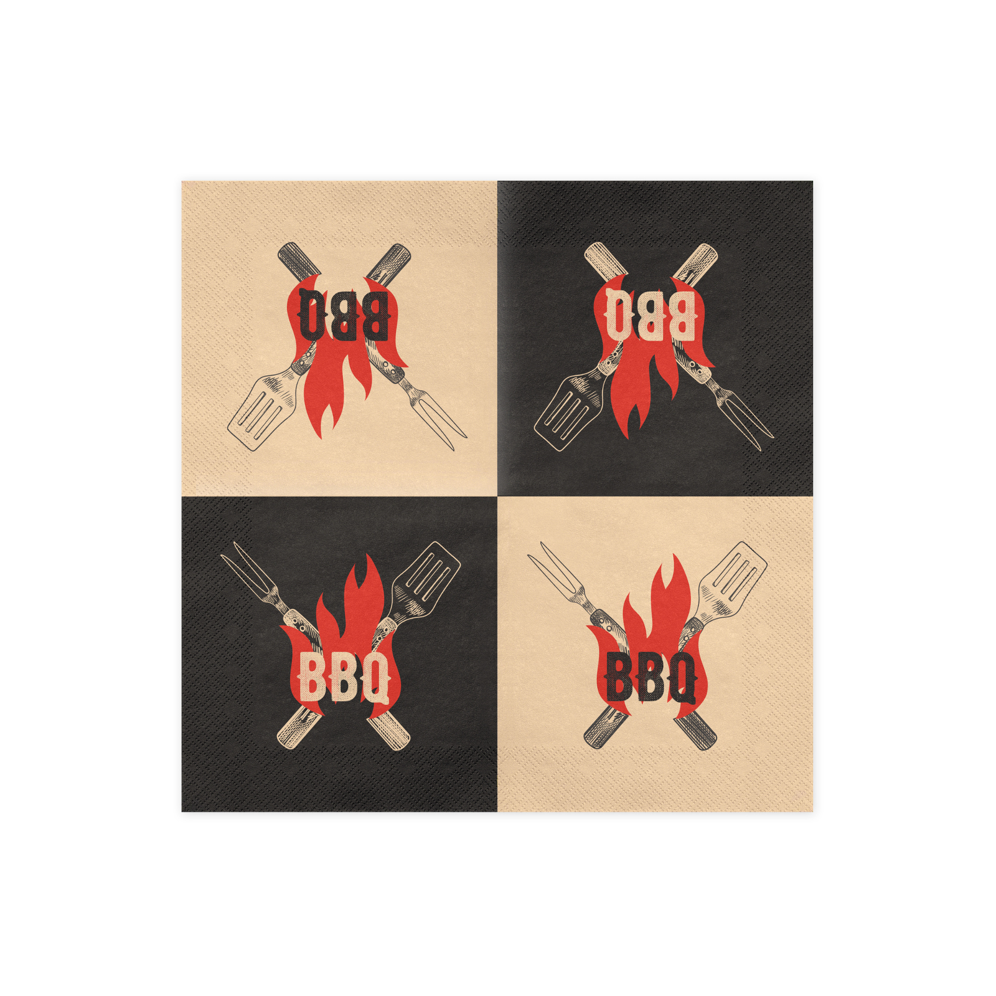 Servietten BBQ, ca. 33 x 33 cm