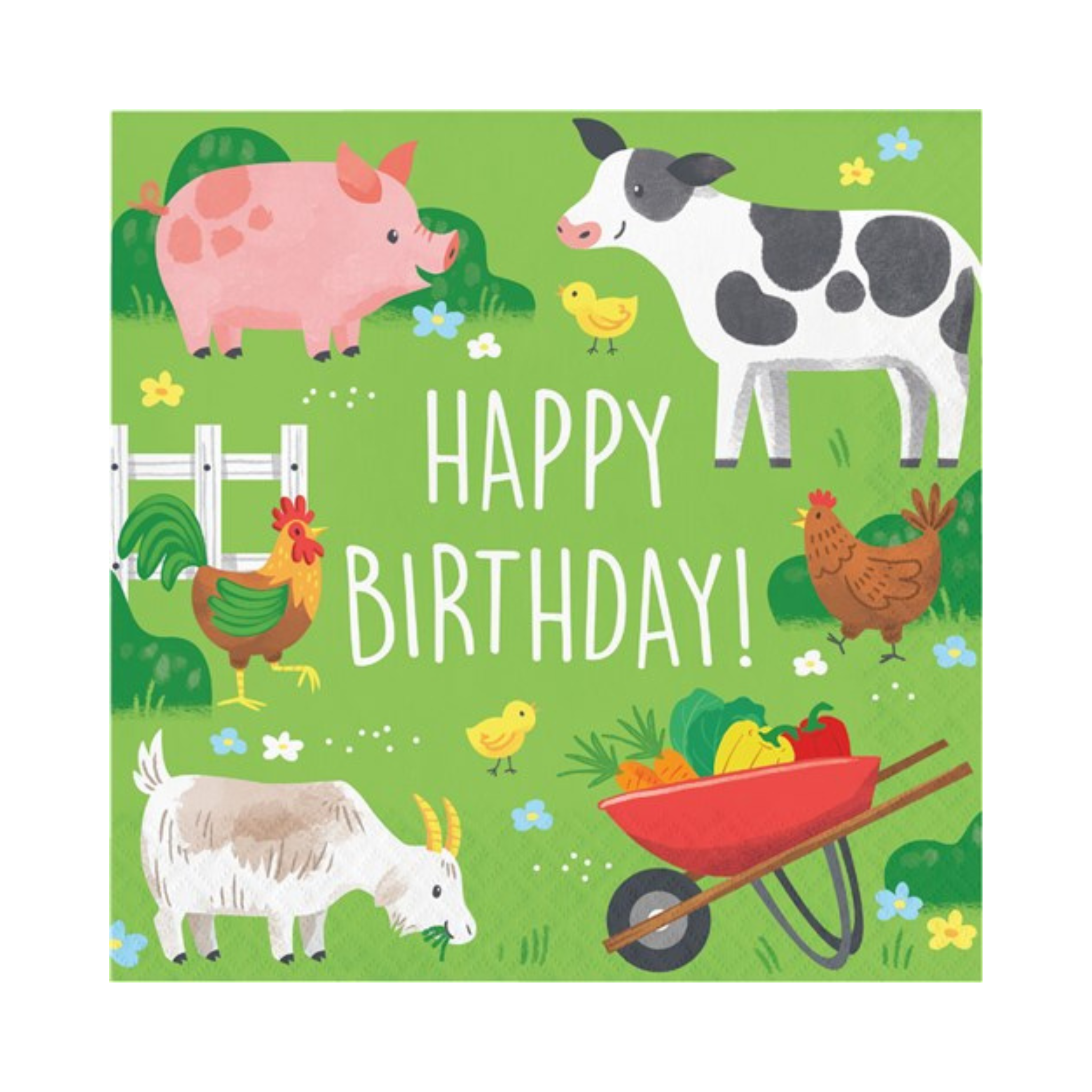 Servietten Bauernhof Party -hey-Party.de- Servietten -#Variante_