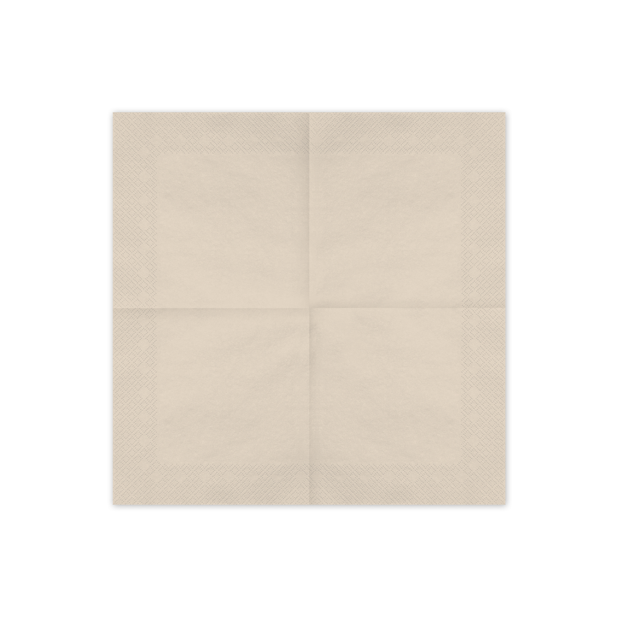 Servietten Beige, ca. 33 x 33 cm