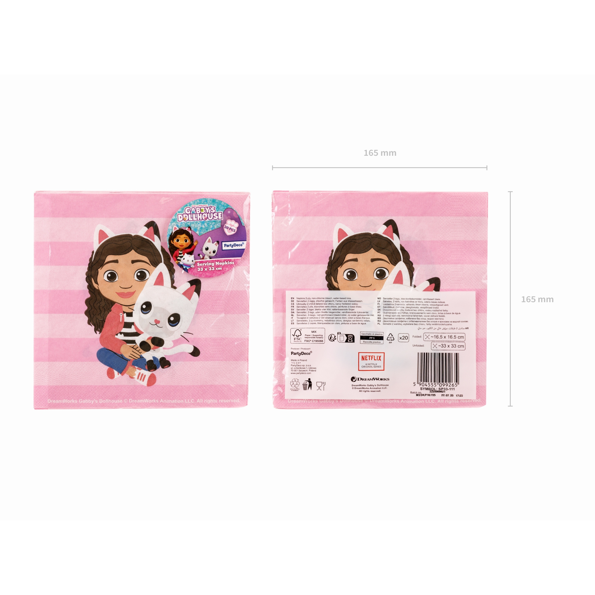 Servietten Gabby´s Dollhouse
