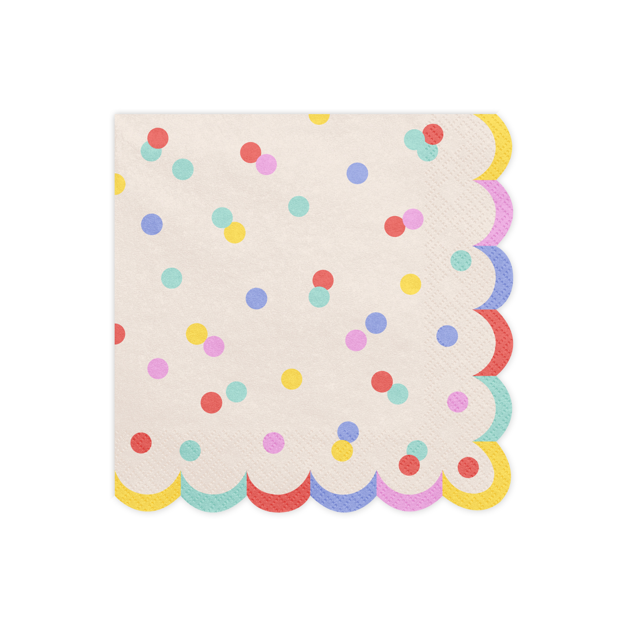 Servietten Konfetti Bunt, 33 x 33 cm