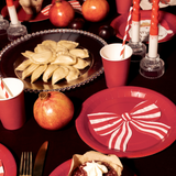 Servietten gestreifte Schleifen -hey-Party.de- Servietten -#Variante_