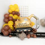 Stehender Folienluftballon Bagger -hey-Party.de- Folienballons -#Variante_