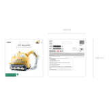 Stehender Folienluftballon Bagger -hey-Party.de- Folienballons -#Variante_
