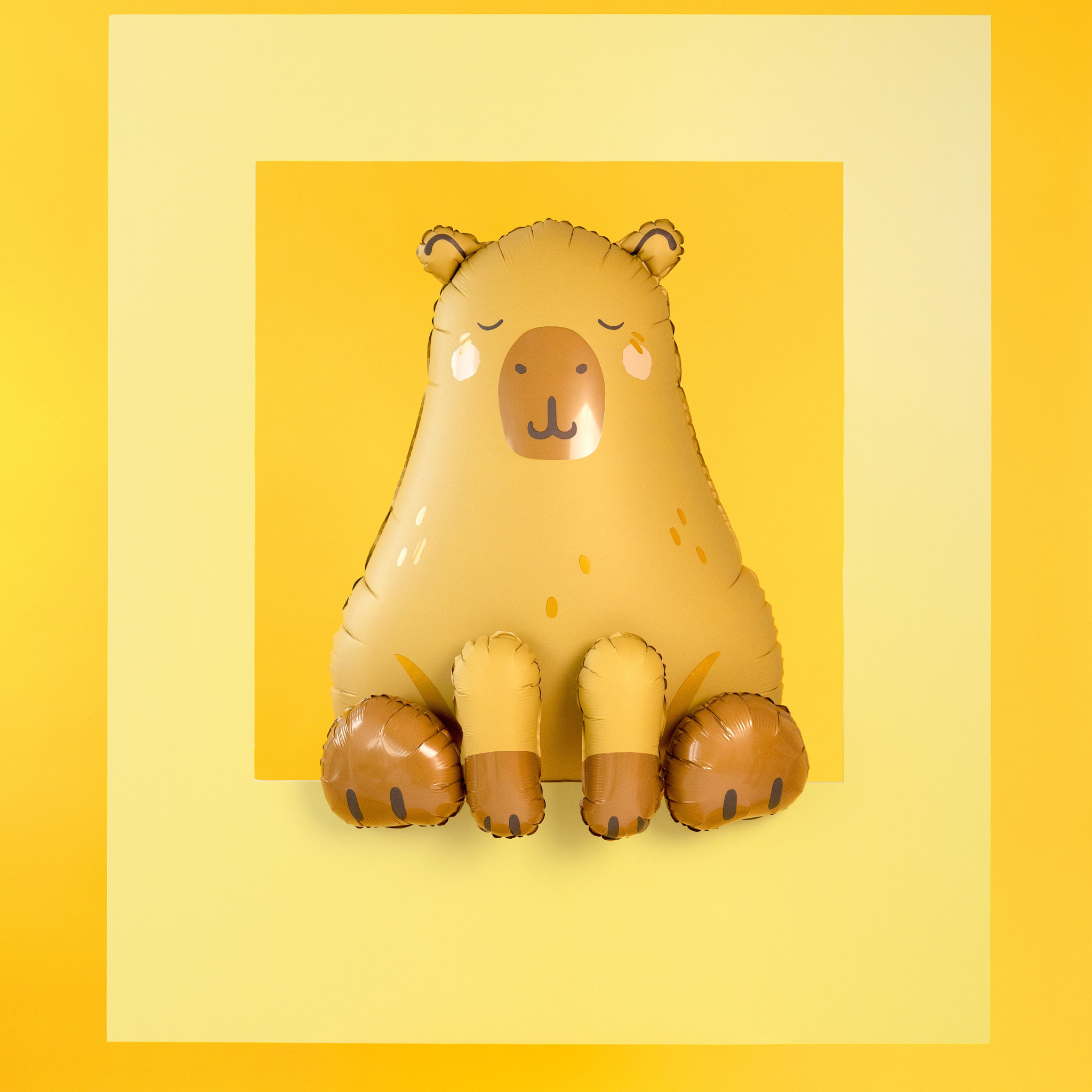 Stehender Folienballon Capybara -hey-Party.de- Folienballons -#Variante_
