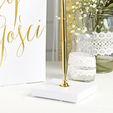 Stift mit Ständer Gold -hey-Party.de- Accessoires zum Feiern -#Variante_