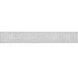 Diamantband Silber, ca. 4 cm