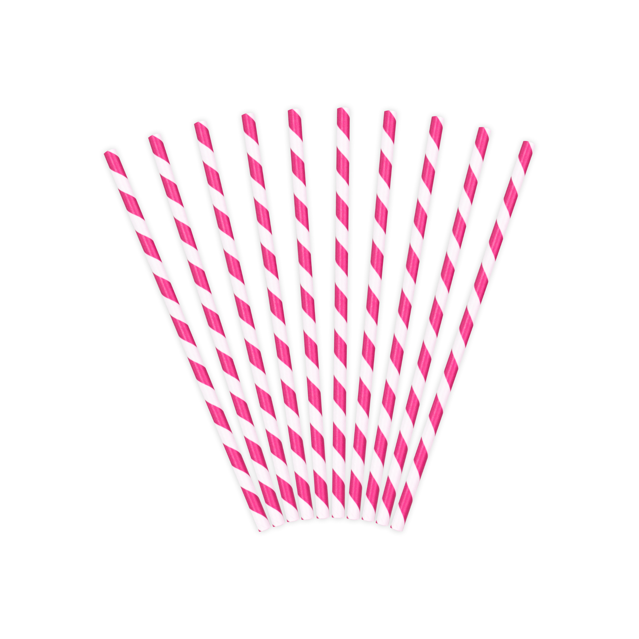 Strohhalme Pink & Weiß gestreift -hey-Party.de- Strohhalme -#Variante_
