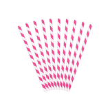 Strohhalme Pink & Weiß gestreift -hey-Party.de- Strohhalme -#Variante_