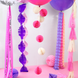 Tasselgirlande DIY Rosa - Pink - Creme -hey-Party.de- Tasseln -#Variante_