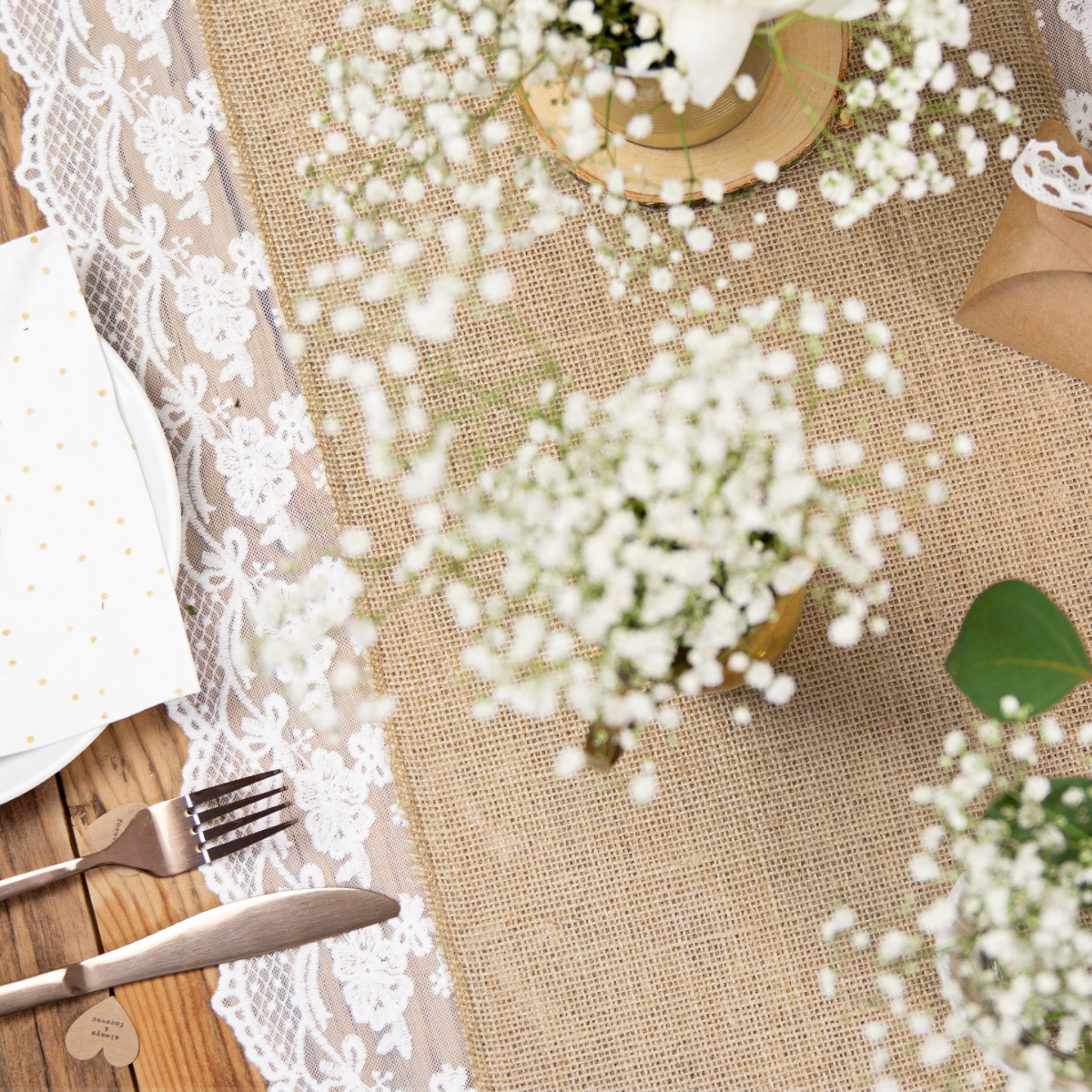 Tischläufer Jute -hey-Party.de- Tischläufer -#Variante_