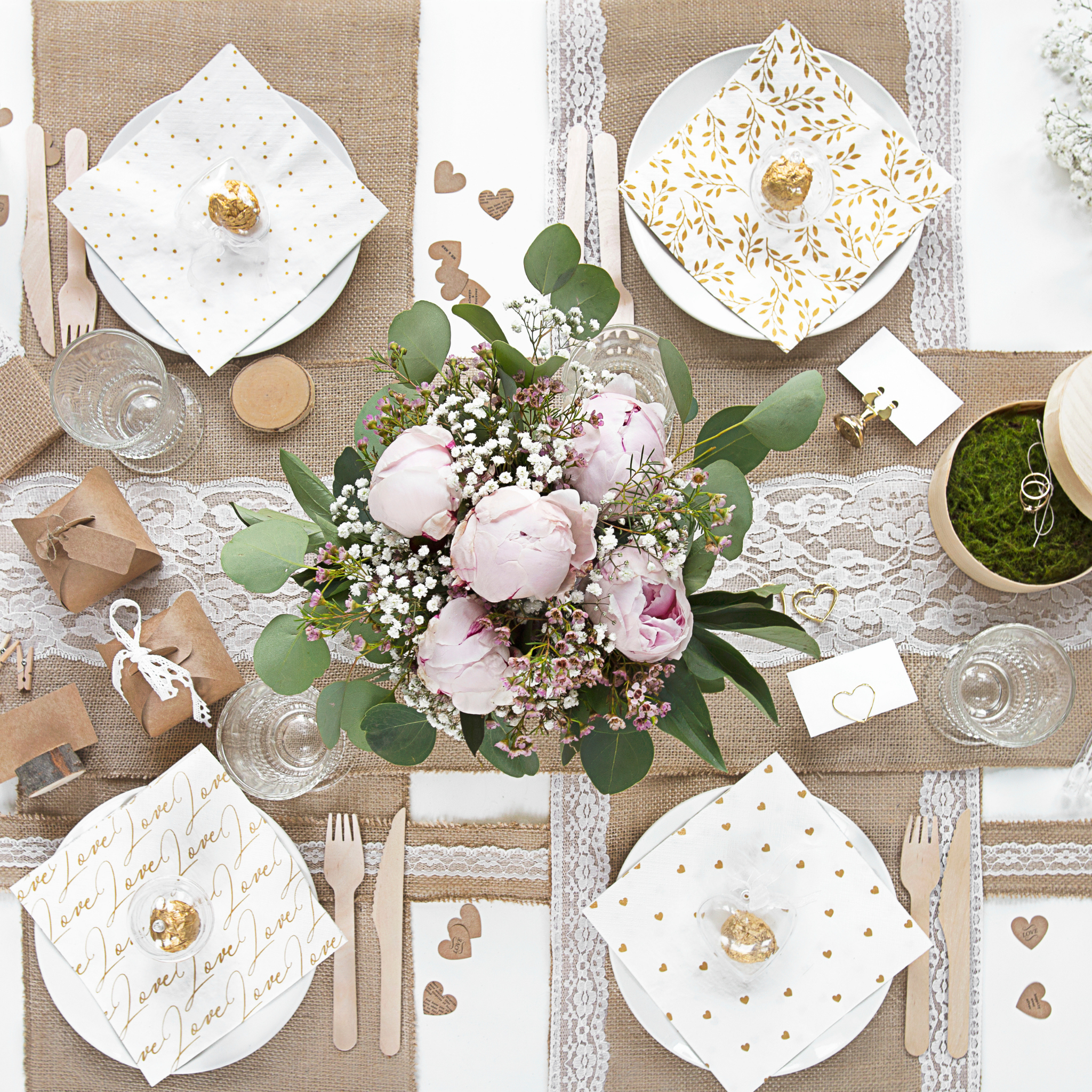 Tischläufer Jute -hey-Party.de- Tischläufer -#Variante_