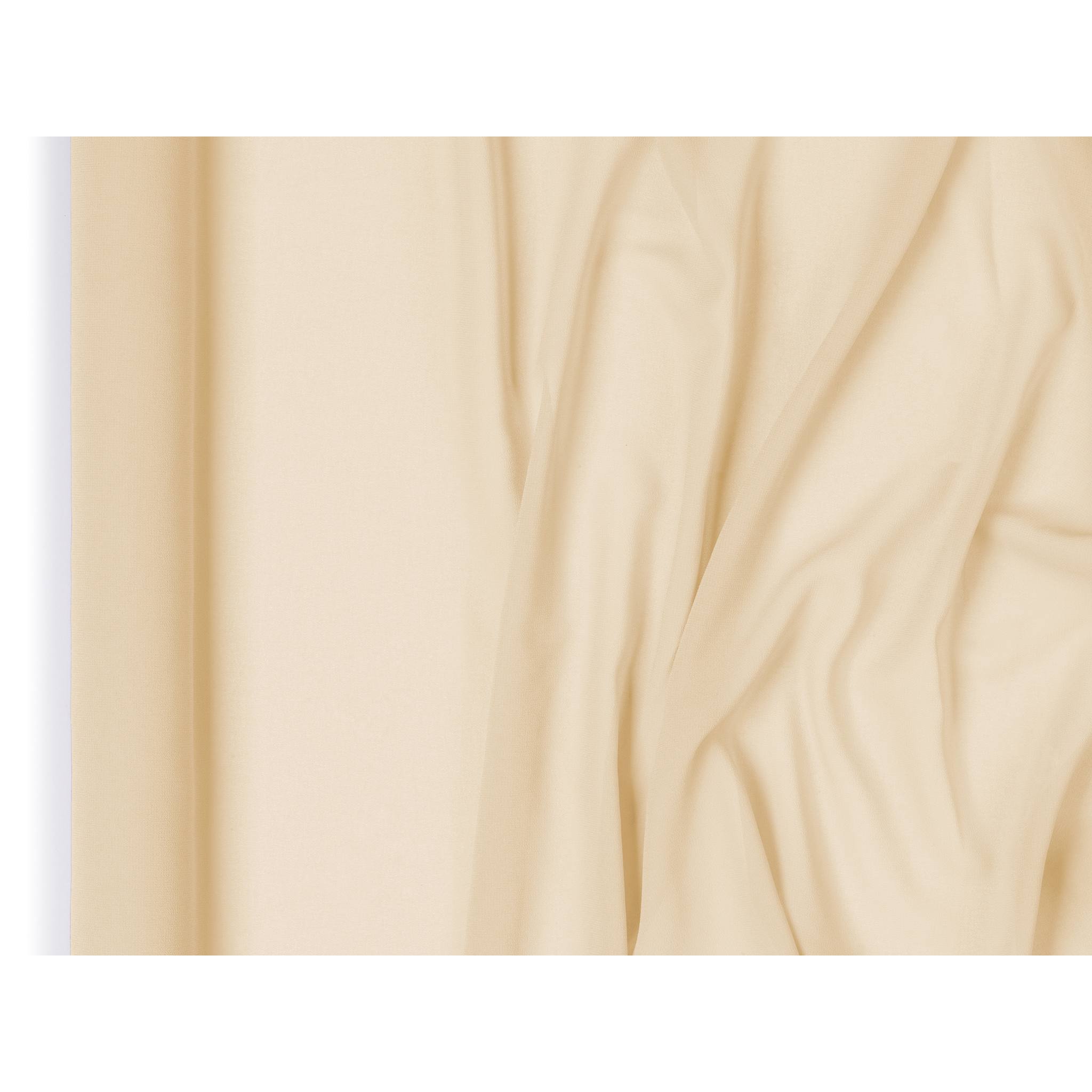 Tischläufer Chiffon Creme, 48 cm x 5 m