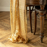Tischläufer Pailetten Gold