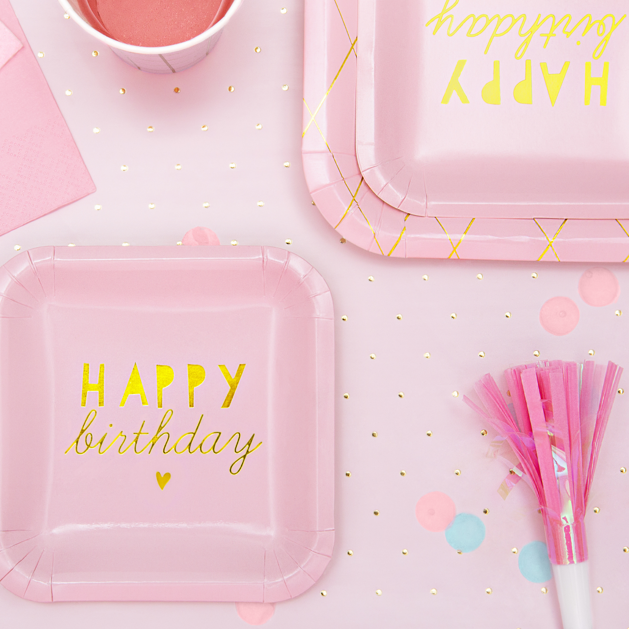 Partytröten Rosa -hey-Party.de- Accessoires zum Feiern -#Variante_