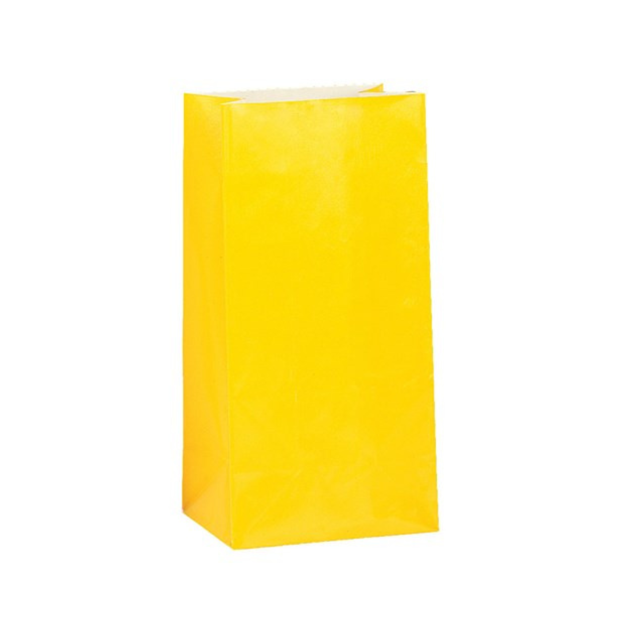 Tütchen einfarbig Gelb -hey-Party.de- Geschenktütchen -#Variante_
