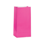 Tütchen einfarbig Pink -hey-Party.de- Geschenktütchen -#Variante_