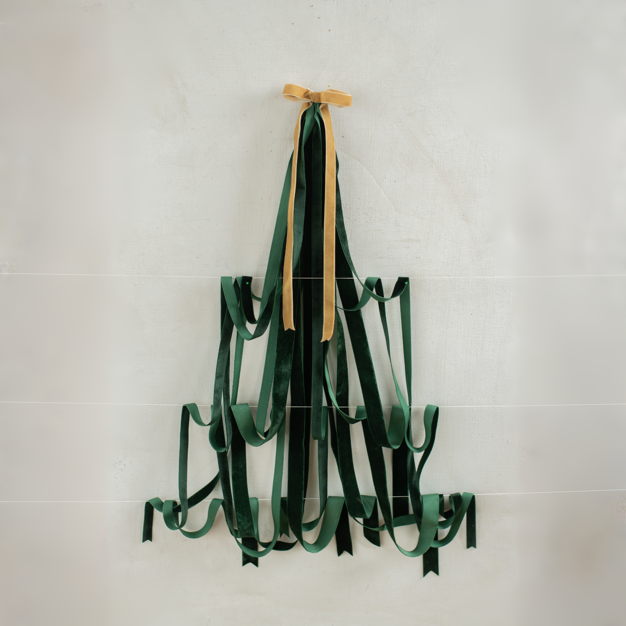 Veloursband Dunkelgrün