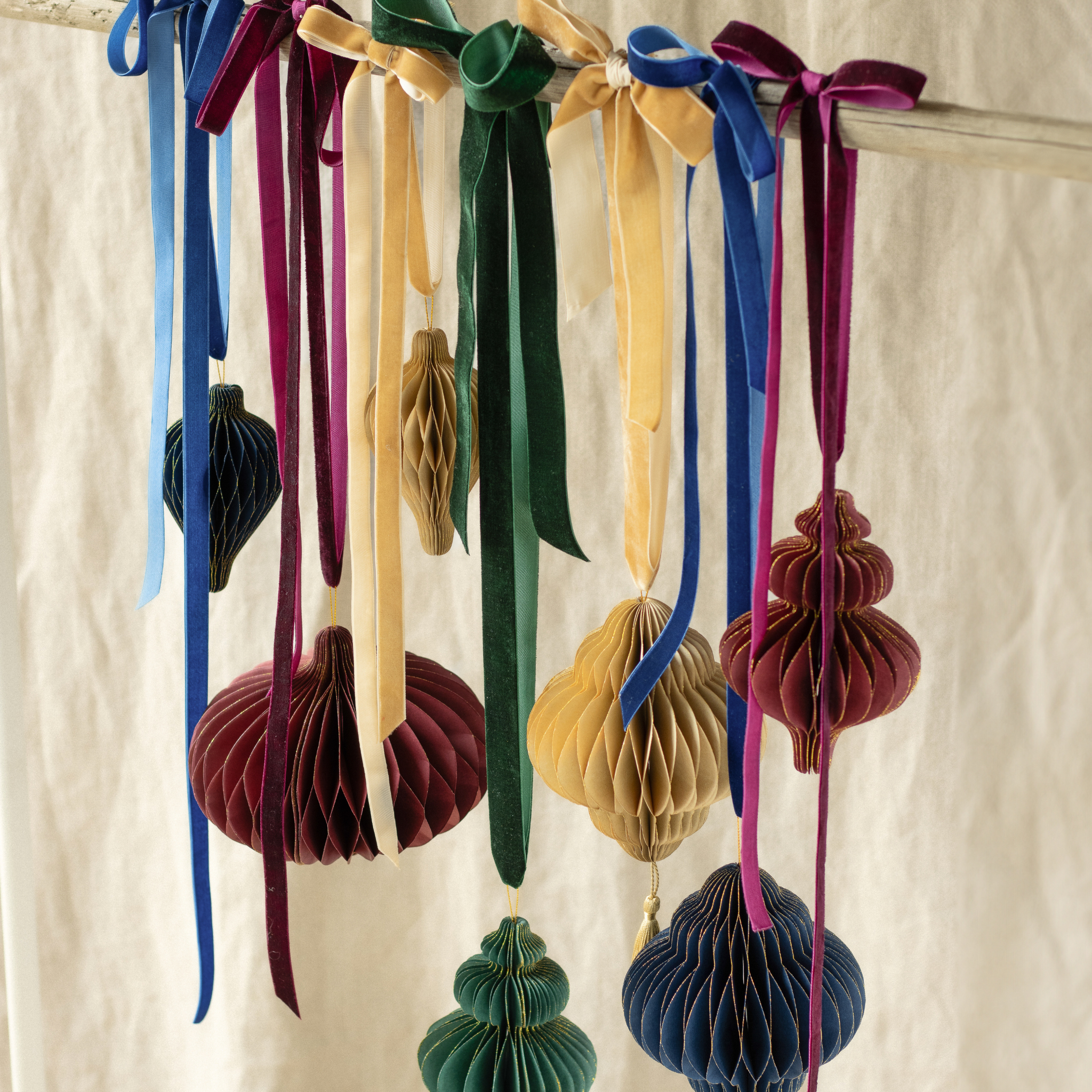 Veloursband Dunkelgrün