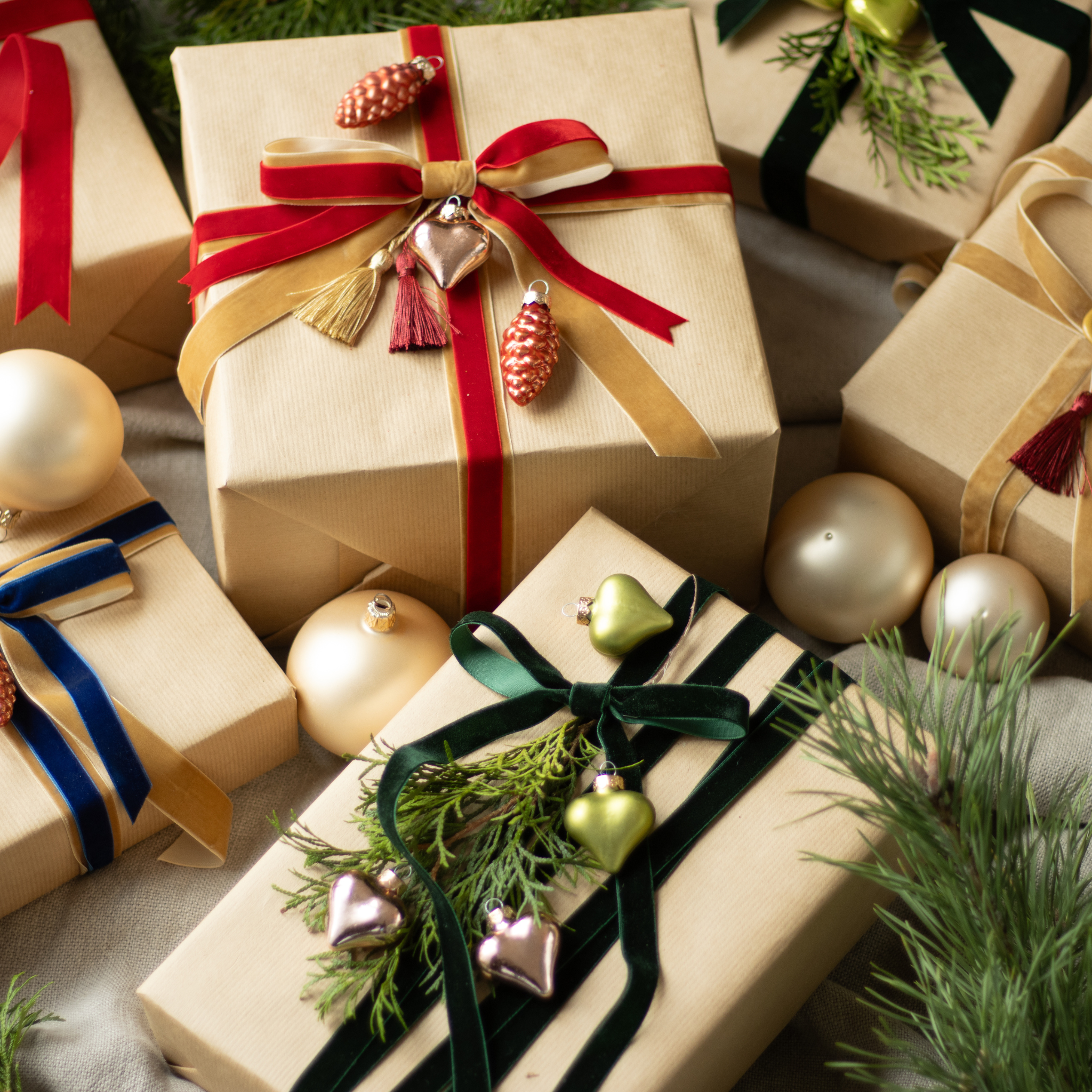 Veloursband Sandbeige