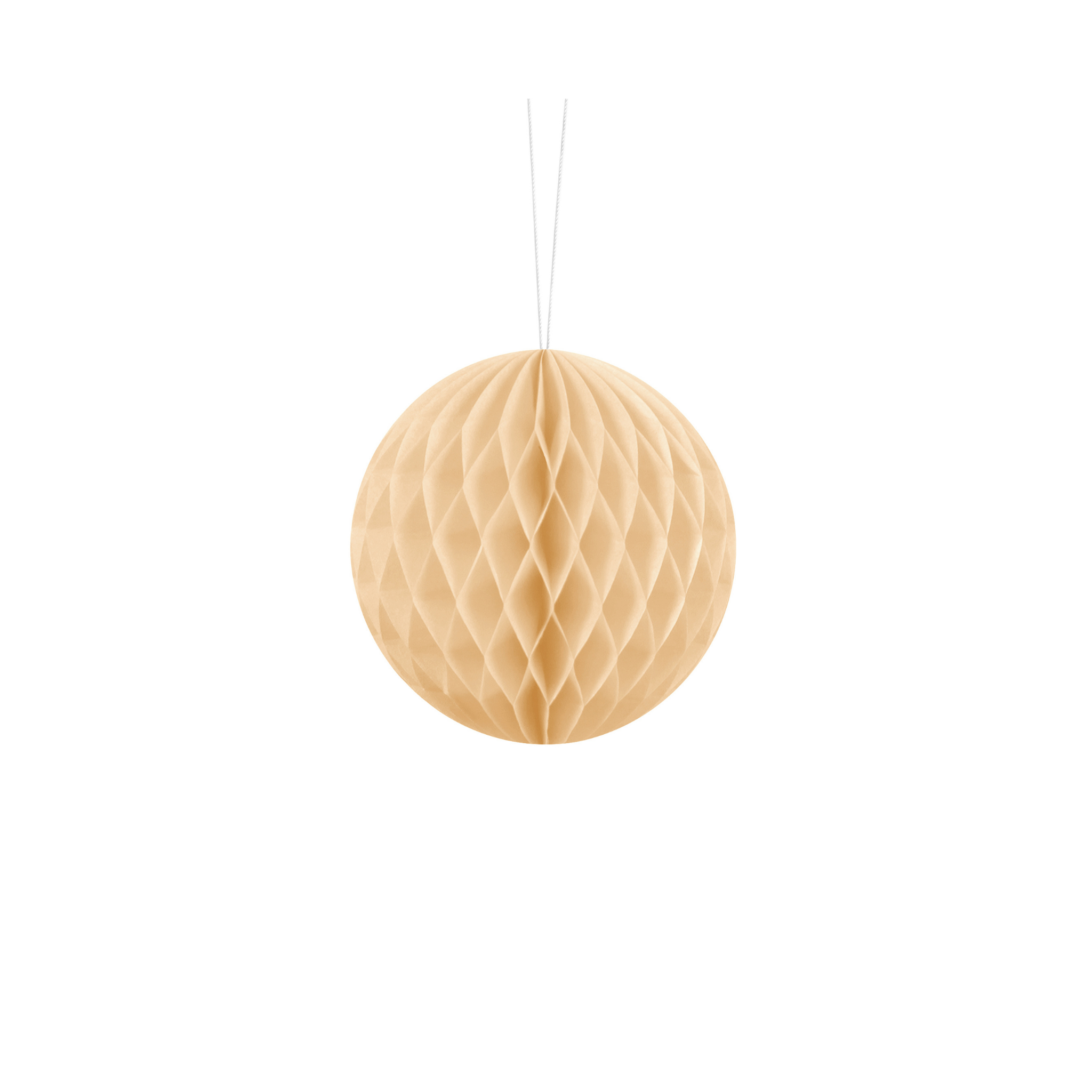 Wabenball Beige -hey-Party.de- Wabenbälle -#Variante_ 10 cm