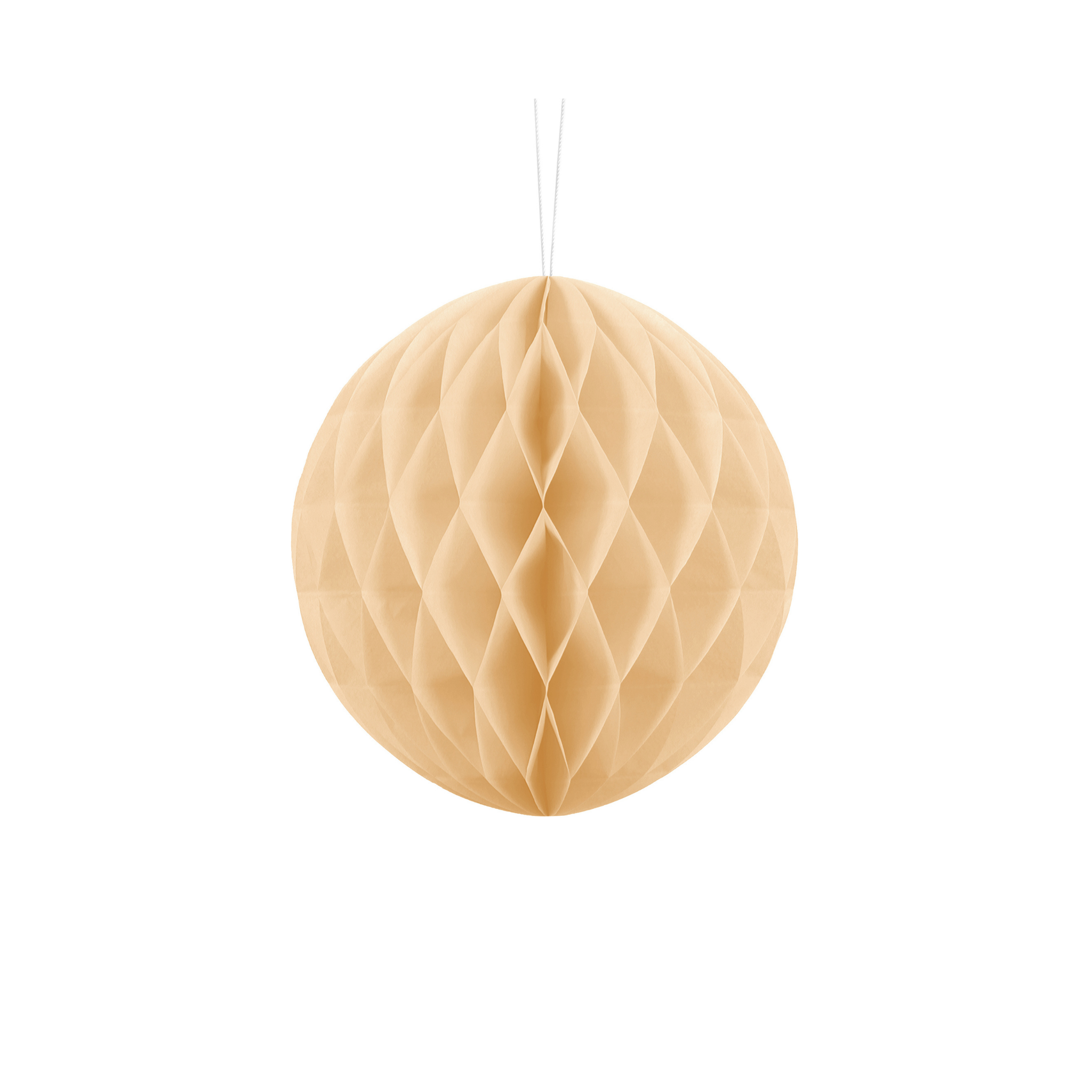 Wabenball Beige -hey-Party.de- Wabenbälle -#Variante_ 20 cm