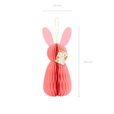 Wabenball Hase Rosa -hey-Party.de- Wabenbälle -#Variante_