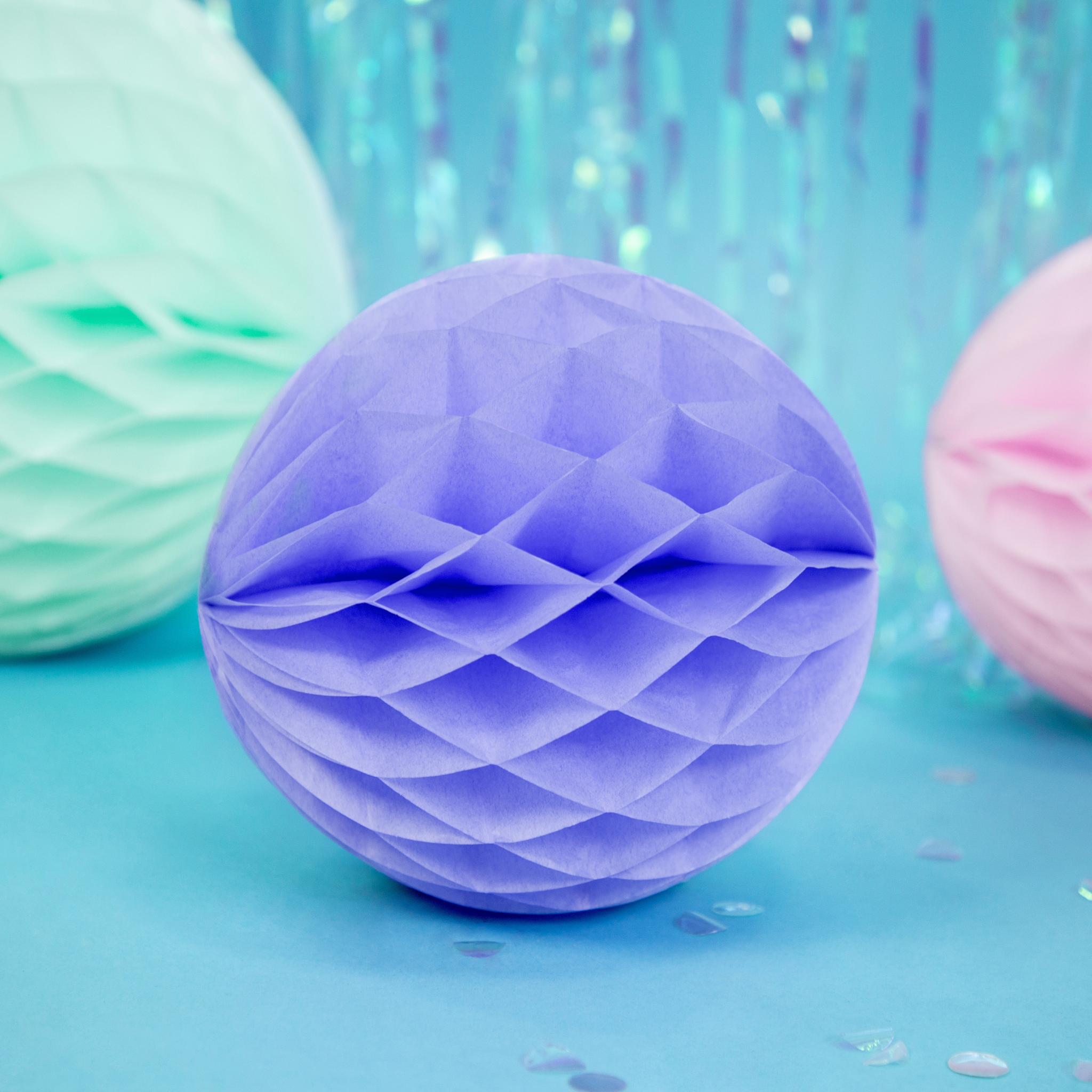 Wabenball Flieder -hey-Party.de- Wabenbälle -#Variante_