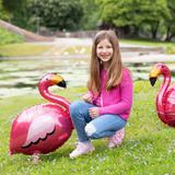 Walking Folienballon Flamingo -hey-Party.de- Folienballons -#Variante_
