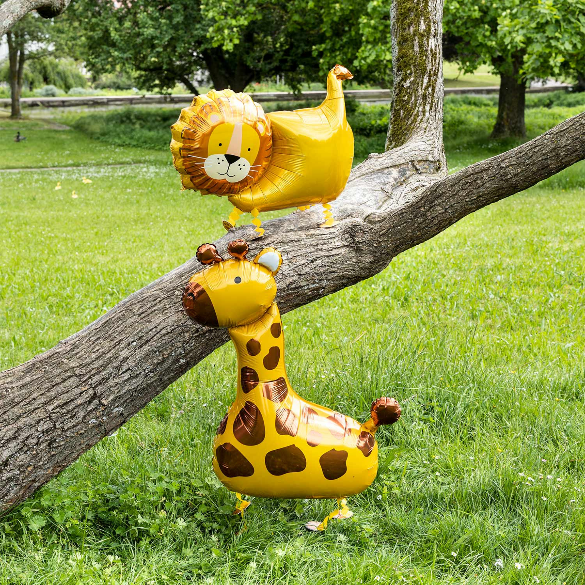 Walking Folienballon Giraffe -hey-Party.de- Folienballons -#Variante_