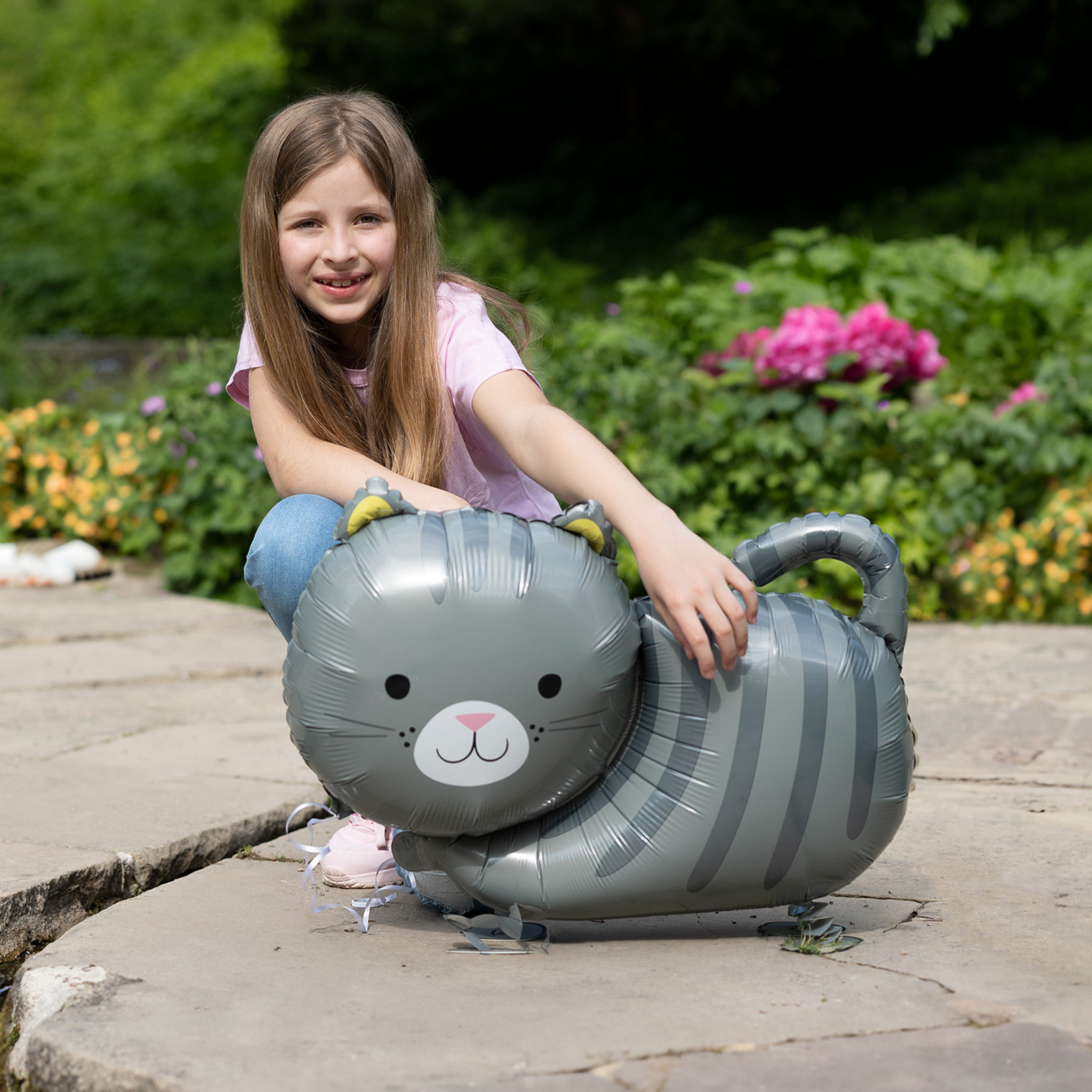 Walking Folienballon Katze -hey-Party.de- Folienballons -#Variante_