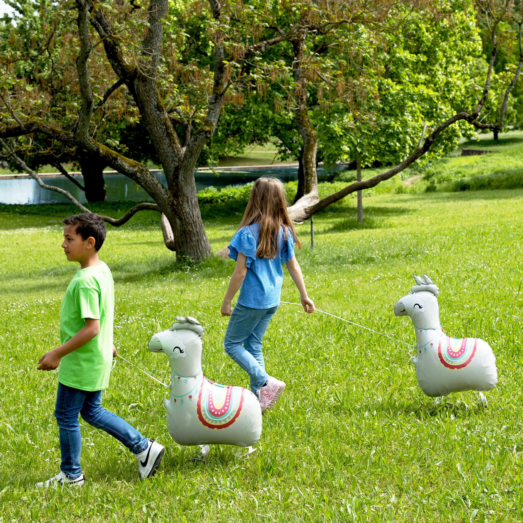 Walking Folienballon Lama -hey-Party.de- Folienballons -#Variante_