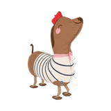 Walking Folienballon Dackel -hey-Party.de- Folienballons -#Variante_