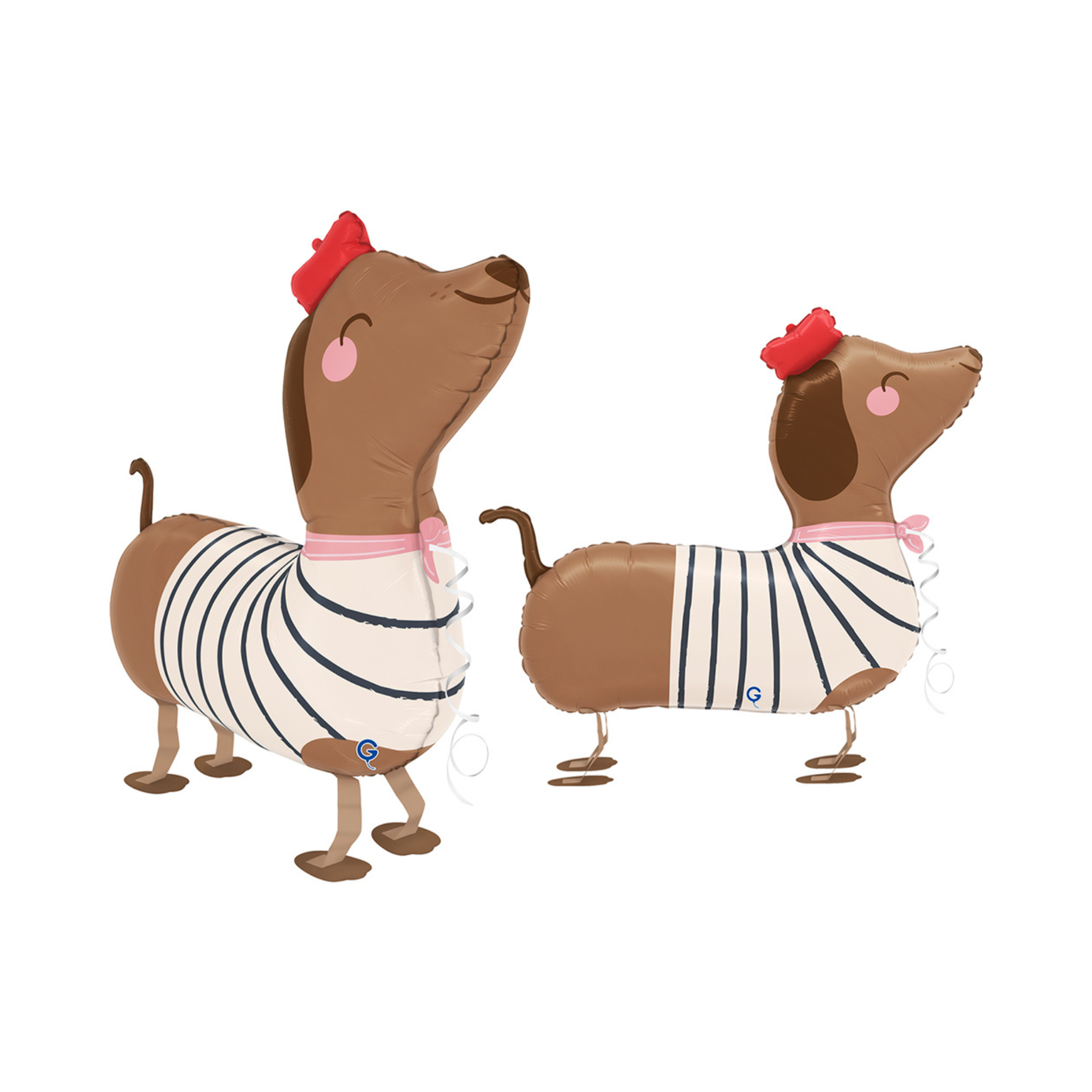 Walking Folienballon Dackel -hey-Party.de- Folienballons -#Variante_