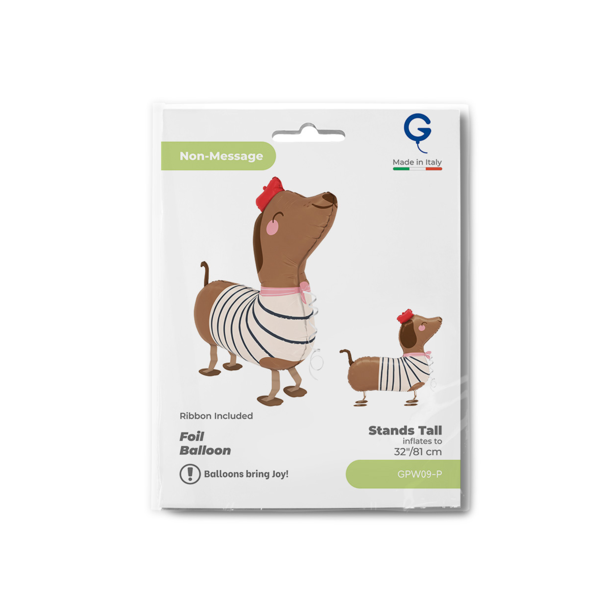 Walking Folienballon Dackel -hey-Party.de- Folienballons -#Variante_