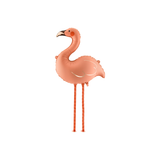 Walking Folienballon Flamingo -hey-Party.de- Folienballons -#Variante_
