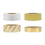 Dekoband Washi Set Gold -hey-Party.de- Geschenkband -#Variante_