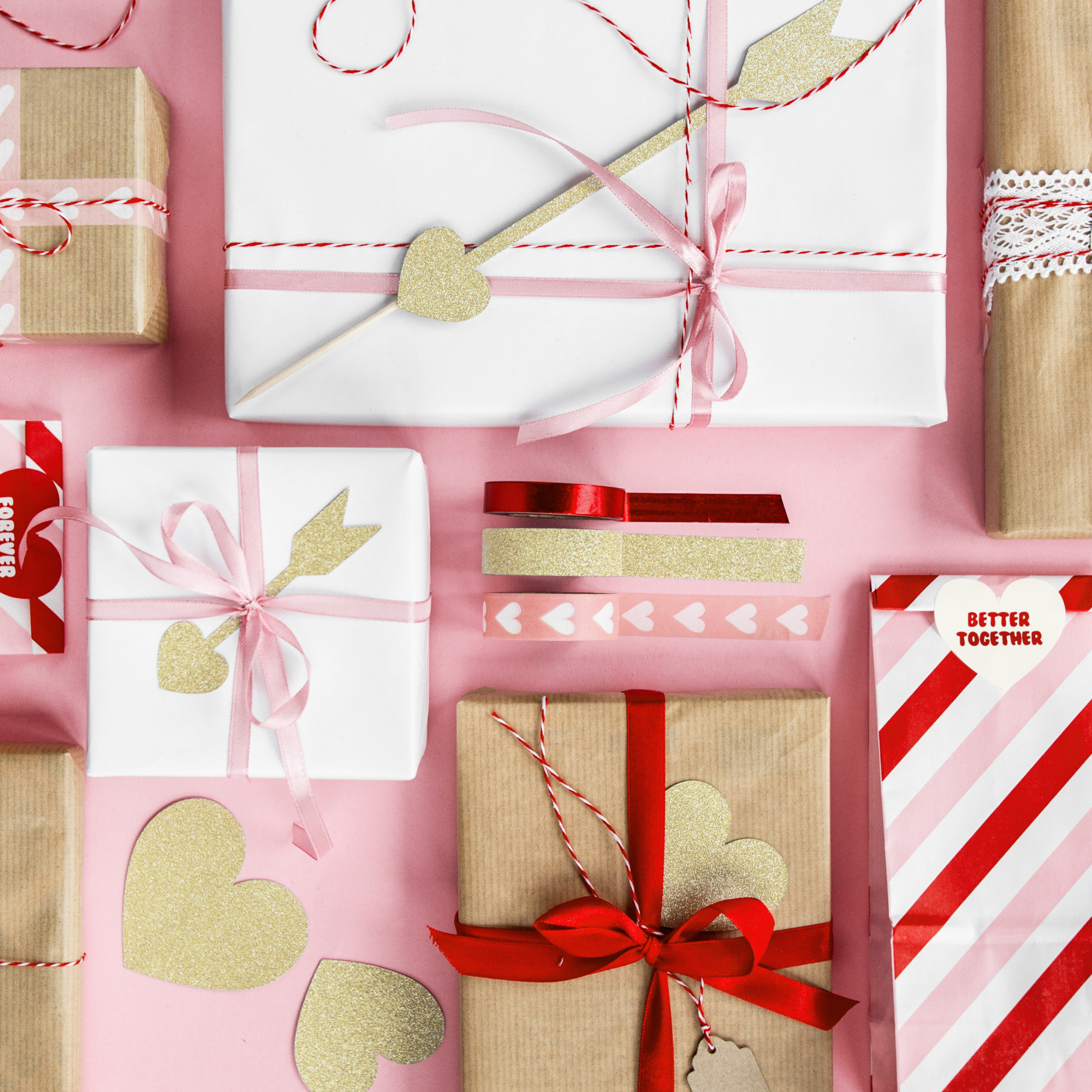 Dekoband Washi Set Gold -hey-Party.de- Geschenkband -#Variante_