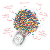 HAPPY SPRINKLES - Funfetti Bakeable Strands -hey-Party.de- Kuchenstreusel -#Variante_