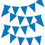 Wimpelkette Blau Plastik 10m -hey-Party.de- Girlanden -#Variante_