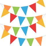 Wimpelkette Bunt Plastik 10m -hey-Party.de- Girlanden -#Variante_