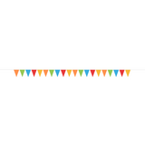 Wimpelkette Bunt Plastik 10m -hey-Party.de- Girlanden -#Variante_
