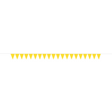 Wimpelkette Gelb Plastik 10m -hey-Party.de- Girlanden -#Variante_