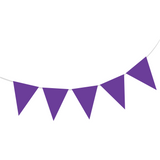 Wimpelkette Plastik Lila 10m -hey-Party.de- Girlanden -#Variante_