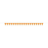 Wimpelkette Plastik Orange 10m -hey-Party.de- Girlanden -#Variante_
