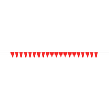 Wimpelkette Rot Plastik 10m -hey-Party.de- Girlanden -#Variante_